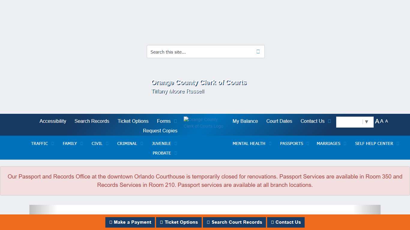 My Orange Clerk Home